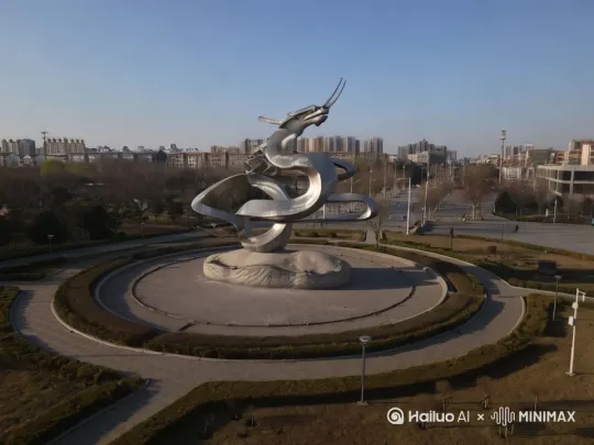 飞舞的龙 by Hailuo AI Video Generator