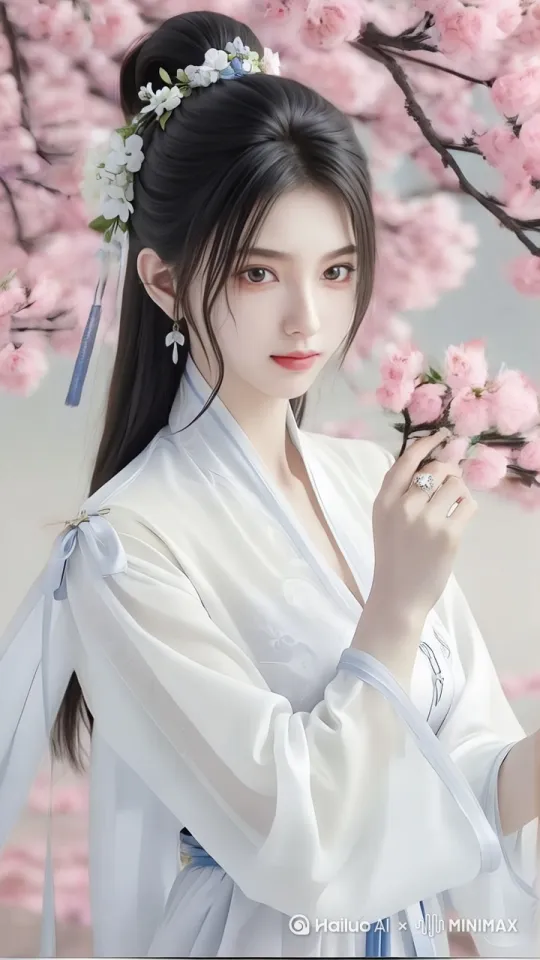 图中女士在走米兰T台，聚光灯跟随，镜头拉远! by Hailuo AI Video Generator