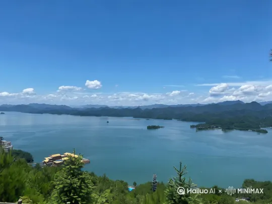 想去一个像天一样蓝的地方，放下我那无处安放的心 by Hailuo AI Video Generator