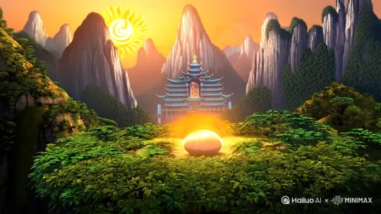 俺本是花果山顶一块仙石，吸日月精华、纳天地灵气，蹦出来时眼放金光直冲凌霄殿，吓得玉帝老儿直哆嗦。生来无父无母，但花果山的猴子猴孙就是俺的家人。闯水帘洞当美猴王，逍遥快活几百年，直到见老猴病死，才知生死簿上竟有俺的名字？呸！俺一脚踹翻阎罗殿，撕了生死簿，从此三界再无人能定俺生死！ by Hailuo AI Video Generator