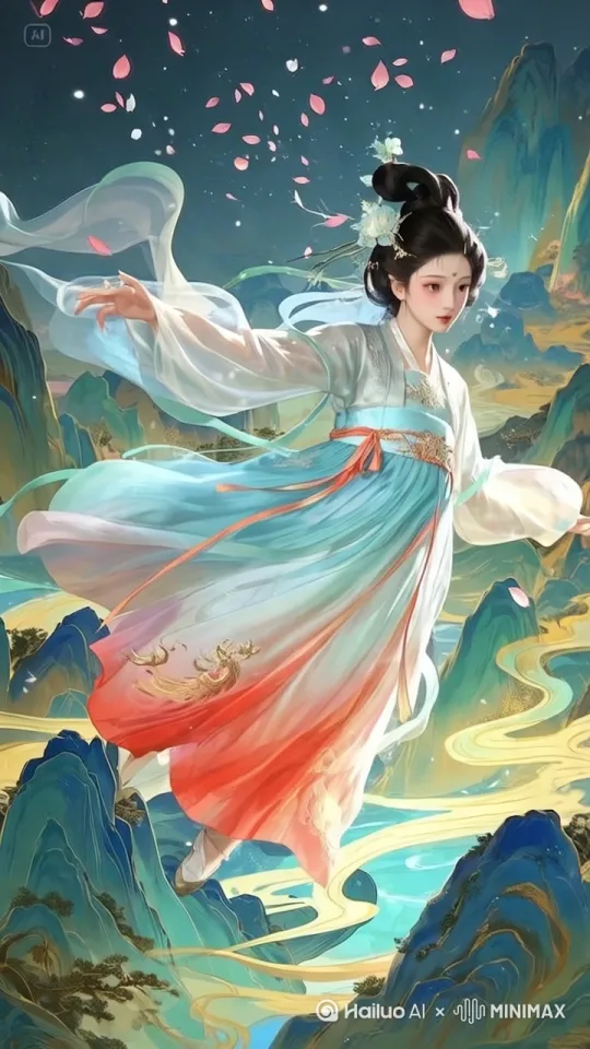 快速飞舞[左移,推进,右摇] by Hailuo AI Video Generator
