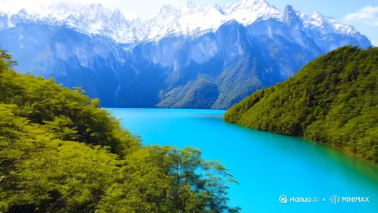 长白山，天池美景 by Hailuo AI Video Generator