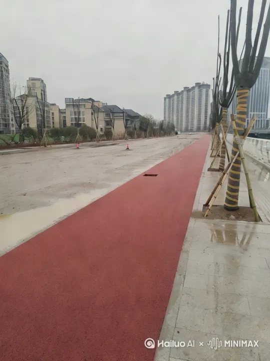 西装男人在红色道上走路[跟随] by Hailuo AI Video Generator