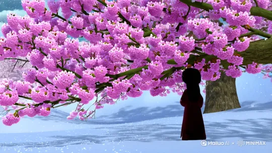 我是一位 AI 短视频的博主，我想做一个关于《梅花》的动画片，请帮我设计一段 AI 绘画的提示词，请设计好每一句古诗对应的场景，每一段提示词前面都要加上3D卡通形象，每张图片里面都要一个中国古代的外形穿着一致的小女孩。 by Hailuo AI Video Generator