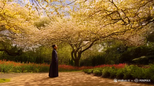 终于明白朝花夕拾是什么意思了，当你三十岁的时候、去买十八岁的东西、去二十岁想去的地方，已经毫无意义。世界上没有那么多的来日方长，只有世事无常，欲买桂花同载酒，终不似少年游，你一生追求的东西一开始就在，只是你后知后觉而已，人无法同时拥有青春和对于青春的感受，有些东西要靠消失才能证明他的珍贵。 by Hailuo AI Video Generator