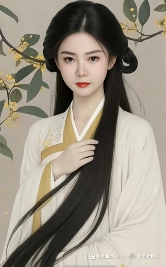 古装造型，头发飘飘，眼睛灵动，3d效果 by Hailuo AI Video Generator