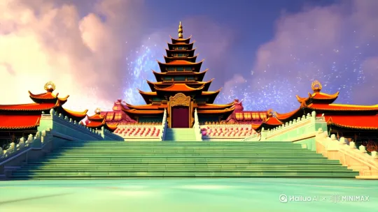 天庭秘局：西游权谋幻梦
第一章 仙神弈局，暗流潜踪
凌霄殿的玉阶之上，蟠桃宴的残香似缥缈的梦纱，悠悠浮动。托塔天王李靖的宝塔，于云层间若隐若现，宛如天际神秘的星芒。这位统领十万天兵的天庭统帅，怎知身边的三太子哪吒，恰似西天如来暗藏的敏锐眼眸。
哪吒足踏风火轮，似一抹炽热的流星掠过南天门。他掌中火尖枪闪烁的寒光，藏着西方佛国隐秘的密令，那是西天势力对道教天庭悄然无声的渗透，如幽夜的潮水，不动声色地漫上堤岸。
南海紫竹林深处，静谧如太古的幽梦。观音菩萨轻捻杨柳枝，眸光似寒星，望向瑶池方向，唇边泛起一抹清冷的冷笑。她早已洞悉如来的心思，欲在天庭与道教的裂隙间，安插佛门的楔子。当众神翘首以盼如来降伏妖猴，这位七佛之师已在暗影中悄然布局。她将净瓶中的甘露倾入东土，宛如播撒希望的种子，而真正的盘算，却藏在了长安城即将转世的玄奘身上，似幽林深处藏着的神秘宝藏。
第二章 八卦炉中，玄机惊梦
当孙悟空在八卦炉中睁开火眼金睛的刹那，如暗夜中亮起的灼灼星辰。太上老君拂尘下的手指，微微颤抖，似惊起的秋鸿。这位道祖怎会不知巽宫位的秘密？那方孕育灵猴的顽石，本是他八百年前遗落在花果山的炼丹炉残骸，宛如被遗忘在时光角落里的古老记忆。
三昧真火中，跳跃的不仅是猴王的造化，更藏着道门与佛国争夺气运的惊天赌局。老君妄图借猴王血脉炼出混元金丹，如痴求着岁月里的无价珍宝；如来却在五行山下埋好了渡化妖猴的梵文金帖，似在命运的棋盘上悄然落子。
凌霄殿外，厮杀声如汹涌的怒潮渐近。三十六雷将突然接到元始天尊的密令撤退，这绝非偶然的渎职，而是三清道祖默许的“放水”。当孙悟空的金箍棒劈开灵霄宝殿的匾额，似划破苍穹的闪电，道门高层冷眼旁观，他们要借这只石猴，逼出玉帝暗藏的最后底牌——那位听调不听宣的二郎真君，如猎人等待着猎物的出现。
第三章 五指山下，佛道契盟
如来展开手掌的瞬间，灵山的佛光与天庭的云气，在指缝间交织成一张神秘的网，如梦如幻。他盯着掌中翻腾的妖猴，仿佛看到了整个东胜神洲的气运流转，如观一幅波澜壮阔的历史长卷。
当五行山轰然落下，暗藏在山体中的《般若波罗蜜多心经》开始流转，似神秘的乐章奏响。这是天庭与灵山的秘密契约：玉帝默许佛门东传，以换取如来压制道门势力的膨胀，宛如一场权力的交易，在岁月的长河中悄然进行。
五百年后，当唐僧揭下六字真言帖，西行路上早已布满观音埋下的暗桩。奎木狼与百花羞的私情，似凋零的花朵诉说着爱情的哀伤；泾河龙王的冤死，如呜咽的流水倾诉着命运的不公；车迟国的三妖斗法，像激烈的战火燃烧着欲望的纷争。每场劫难都是佛道博弈的微型战场，而那只头戴紧箍的猴子，终究成了诸天神佛手中最锋利的棋子，在取经路上替灵山劈开道门最后的气运屏障，如无畏的勇士在黑暗中披荆斩棘。
终章 天宫闹剧，真相幽梦
当孙悟空戴上斗战胜佛的金冠，如璀璨的星辰闪耀在神佛的殿堂。如来与玉帝的庆功宴在三十三重天外举行，似繁华的盛宴在云端绽放。这两位三界至尊举杯对饮，笑语盈盈，而凌霄殿废墟里王灵官的战戟仍在嗡鸣，似不甘的呐喊在风中回荡。
原来，所谓的大闹天宫，不过是道佛两派联手导演的惊天骗局。老君送猴王火眼金睛，让其窥破世间虚妄，如赐予智慧的钥匙；如来赐五指山镇压道门气运，似筑起坚固的壁垒；玉帝则借机清洗天庭旧部，如清扫陈旧的尘埃。而那只从石头里蹦出的灵猴，自始至终都是诸天神佛用来重划三界版图的如意金箍棒，如神来之笔勾勒着命运的轨迹。
在这盘横跨千年的棋局里，没有妖魔也没有英雄，只有永不停息的气运之争，如无尽的轮回在时光中流转。当唐僧接过灵山的经卷，南瞻部洲的凡人不会知道，他们日夜供奉的神佛香火中，燃烧的尽是五百年前八卦炉里未熄的余烬，似古老的记忆在岁月中燃烧。[推进,上升] by Hailuo AI Video Generator