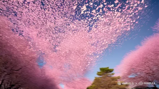 樱花满天 by Hailuo AI Video Generator