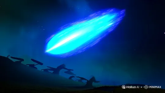 视频脚本：《从天而降的布偶猫》
场景 1：开场 - 天空中神秘的光芒

画面描述：
夜空中，一颗流星划过天际，散发着柔和的蓝色光芒。镜头拉近，流星逐渐变成一个身着古代服饰的美少女，她面带微笑，眼神中透着一丝神秘。

字幕：
“传说中，天上会飞来的，不仅仅是流星……”

音效：
轻柔的风声和轻微的魔法音效。

场景 2：美少女落地 - 变身布偶猫

画面描述：
美少女缓缓降落在地面上，脚下泛起一圈柔和的光晕。她轻轻闭上眼睛，身体开始发出温暖的光芒。随着光芒的消散，她变成了一只可爱的布偶猫。

字幕：
“……还有可能，是一只神秘的布偶猫。”

音效：
轻微的魔法变身音效，柔和的铃铛声。

场景 3：布偶猫与男主人相遇

画面描述：
男主人（一位年轻的上班族）正在家中客厅里忙碌地工作，突然听到门外有轻微的猫叫声。他打开门，看到一只布偶猫正蹲在门口，用水汪汪的大眼睛看着他。

男主人（惊讶）：
“哇，好漂亮的猫！你从哪里来的？”

布偶猫（轻声喵喵）：
（仿佛在回应他）

音效：
轻柔的猫叫声，温馨的背景音乐。

场景 4：布偶猫粘着男主人

画面描述：
男主人把布偶猫抱进屋里，放在沙发上。布偶猫立刻跳下沙发，跑到男主人的脚边，蜷缩着躺下，尾巴轻轻摇摆。

男主人（微笑）：
“你好像很喜欢我呢。”

布偶猫（满足地打呼噜）：
（仿佛在表达它的依恋）

音效：
轻柔的呼噜声，温馨的背景音乐。

场景 5：布偶猫的陪伴

画面描述：
男主人坐在书桌前工作，布偶猫就蹲在他的脚边，安静地陪伴着他。男主人偶尔低头看看它，微微一笑。

字幕：
“无论何时何地，它总是默默地陪伴着。”

音效：
轻柔的键盘敲击声，布偶猫偶尔的轻声喵喵。

场景 6：神秘的力量

画面描述：
一天晚上，男主人加班到很晚，突然感到一阵疲惫。布偶猫跳上书桌，用鼻子轻轻蹭了蹭他的手。男主人感到一股温暖的力量流过全身，疲惫感顿时消失。

男主人（惊讶）：
“是你在帮我吗？”

布偶猫（温柔地喵喵）：
（仿佛在回应他）

音效：
轻微的魔法音效，温馨的背景音乐。

场景 7：温馨的结局

画面描述：
男主人抱着布偶猫站在窗前，看着夜空中的星星。布偶猫依偎在他的怀里，显得非常满足。

男主人（轻声）：
“谢谢你，一直陪着我。”

布偶猫（轻声喵喵）：
（仿佛在说“不客气”）

字幕：
“有些陪伴，超越了语言和形态。”

音效：
轻柔的风声，温馨的背景音乐。

结尾

画面描述：
画面渐渐淡出，出现一行字幕：“爱与陪伴，是世界上最神奇的力量。”

音效：
柔和的音乐渐渐淡出。

视频总结：

这个视频通过奇幻的情节和温馨的互动，展现了布偶猫与男主人之间深厚的情感纽带，以及它带来的神秘力量和陪伴。视频旨在传达爱与陪伴的重要性，以及生活中那些看似平凡却充满意义的瞬间 by Hailuo AI Video Generator