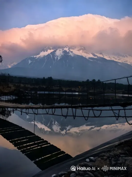 日照金山 by Hailuo AI Video Generator