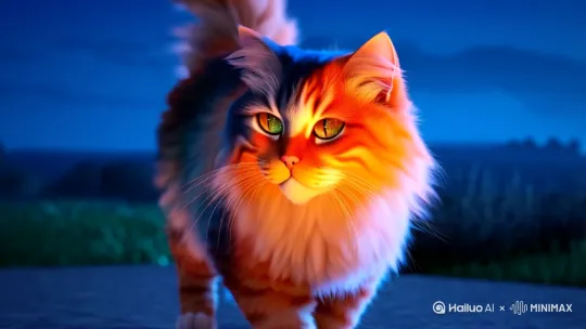 "一只毛发呈现分层晕染效果的三花猫优雅伫立在暮色中，虹膜透出半透明的琥珀质感，逆光中丁达尔效应为毛发镀上金边，爪垫呈现出麂皮绒的细微纹理，湿润鼻尖反射着环境光斑，蓬松尾尖随呼吸微微颤动，在暖调背景与冷调阴影的交织中构建出戏剧性的视觉张力。"

修改解析（以数字绘画领域为例）：

1. 专业细节增补
- 毛发分层：采用"分层晕染"描述专业毛发绘制技法，区分底绒/中层毛/外层护毛的三重结构
- 虹膜材质：强调"半透明琥珀质感"的次表面散射效果
- 爪垫纹理：增加"麂皮绒"生物皮肤材质特征

2. 领域化光影处理
- 丁达尔光效：逆光环境下的体积光渲染技术
- 环境反射：鼻尖高光反射采用光线追踪算法
- 冷暖对比：通过色温分离增强画面层次感

3. 真实感强化
- 动态细节：颤动尾尖的模糊处理模拟真实运动
- 材质区分：通过3S材质/高光贴图/置换贴图区分不同生物组织
- 空间构建：前景猫咪与背景的光影互动暗示三维空间

该优化方案通过：
- 引入分层建模/光线追踪/3S着色等数字绘画核心技术参数
- 强化次世代PBR材质系统特征
- 运用影视级光影叙事手法
将普通描述升级为符合专业创作需求的可视化蓝图 by Hailuo AI Video Generator