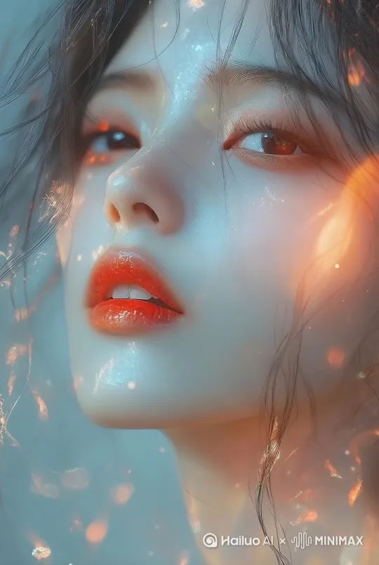 头发随着风吹动，轻微摆动，高冷 by Hailuo AI Video Generator