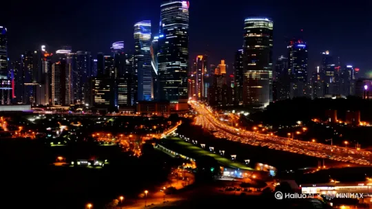 灯火点亮了城市的轮廓,也照亮了人们心中那些未
曾言说的温暖与力量。无论是灯火辉煌的城市景
色,还是平凡生活中的温暖瞬间,夜晚总有一种魔
力,让每一帧影像都充满情感与温度。@微博摄影x
@小米手机邀你一起,用镜头记录下2025年那些闪
闪发光的夜晚。 by Hailuo AI Video Generator