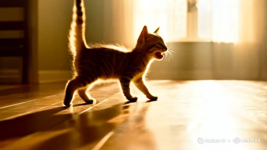 小萌猫跳热舞的视频 by Hailuo AI Video Generator