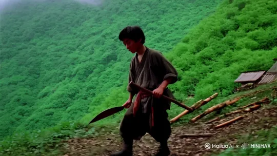 ### 天仙配

很久很久以前，在一个名叫青溪的小村庄里，住着一位名叫董永的年轻樵夫。董永自幼父母双亡，家境贫寒### 天仙配

很久很久以前，在一个名叫青溪的小村庄里，住着一位名叫董永的年轻樵夫。董永自幼父母双亡，家境贫寒，但他心地善良，勤劳朴实，每天靠砍柴为生。尽管生活艰辛，董永从未抱怨过，总是乐于助人，深受村民们的喜爱。

有一天，董永像往常一样上山砍柴。走到半山腰时，他突然听到一阵微弱的哭泣声。循声而去，他发现一只受伤的白狐被困在猎人的陷阱里。董永心生怜悯，小心翼翼地靠近，用随身携带的工具撬开陷阱，将白狐救了出来。白狐感激地看着董永，用鼻子轻轻蹭了蹭他的手，然后一瘸一拐地消失在树林中。

董永并不知道，这只白狐其实是天上的一位仙女，名叫织女。织女因触犯天条，被贬下凡，化作白狐受罚。她在天上掌管着织锦的工作，美丽而聪慧。获救后，织女对董永的善良和勇敢心生爱慕，决定化作人形报答他。

几天后，董永在溪边遇到一位美丽的女子，她自称名叫织女，因家乡遭难，流落至此，无处可去。董永见她孤苦无依，心生怜悯，便将她带回家中，暂作安置。织女心灵手巧，不仅擅长家务，还精通织锦。她用灵巧的双手织出了许多精美的锦缎，帮助董永改善了生活。

随着时间的推移，董永和织女之间产生了深厚的感情。他们在村民的祝福下，结为夫妻，过上了幸福美满的生活。织女用她的智慧和勤劳，帮助村庄发展农业和手工业，使村民们的生活逐渐富裕起来。

然而，天上的王母娘娘得知织女私自下凡，并与凡人成亲，勃然大怒。她派遣天兵天将下凡捉拿织女，强行将她带回天庭。董永得知消息后，心急如焚，拼命追赶，但终究无法与天兵抗衡，只能眼睁睁地看着织女被带走。

织女被带回天庭后，被囚禁在银河的另一边，与董永天各一方。她日夜思念着董永，泪水化作点点繁星，洒落在银河之中。董永则每天在溪边徘徊，思念着织女，期盼着能再次相见。

王母娘娘被两人的真情所感动，决定给他们一次机会。她允许织女每年七月初七与董永相会一次。这一天，成千上万只喜鹊在天河上搭起一座鹊桥，让织女和董永得以短暂团聚。

从此以后，七月初七成为了中国传统的“七夕节”，象征着忠贞不渝的爱情。每到这一天，人们都会仰望星空，祈求爱情美满，家庭幸福。而董永和织女的故事，也成为了民间广为流传的美丽传说，感动着一代又一代的人。

这个故事告诉我们，真爱可以超越一切障碍，即使天各一方，心灵的契合和思念也能让有情人终成眷属。但他心地善良，勤劳朴实，每天靠砍柴为生。尽管生活艰辛，董永从未抱怨过，总是乐于助人，深受村民们的喜爱。

有一天，董永像往常一样上山砍柴。走到半山腰时，他突然听到一阵微弱的哭泣声。循声而去，他发现一只受伤的白狐被困在猎人的陷阱里。董永心生怜悯，小心翼翼地靠近，用随身携带的工具撬开陷阱，将白狐救了出来。白狐感激地看着董永，用鼻子轻轻蹭了蹭他的手，然后一瘸一拐地消失在树林中。

董永并不知道，这只白狐其实是天上的一位仙女，名叫织女。织女因触犯天条，被贬下凡，化作白狐受罚。她在天上掌管着织锦的工作，美丽而聪慧。获救后，织女对董永的善良和勇敢心生爱慕，决定化作人形报答他。

几天后，董永在溪边遇到一位美丽的女子，她自称名叫织女，因家乡遭难，流落至此，无处可去。董永见她孤苦无依，心生怜悯，便将她带回家中，暂作安置。织女心灵手巧，不仅擅长家务，还精通织锦。她用灵巧的双手织出了许多精美的锦缎，帮助董永改善了生活。

随着时间的推移，董永和织女之间产生了深厚的感情。他们在村民的祝福下，结为夫妻，过上了幸福美满的生活。织女用她的智慧和勤劳，帮助村庄发展农业和手工业，使村民们的生活逐渐富裕起来。

然而，天上的王母娘娘得知织女私自下凡，并与凡人成亲，勃然大怒。她派遣天兵天将下凡捉拿织女，强行将她带回天庭。董永得知消息后，心急如焚，拼命追赶，但终究无法与天兵抗衡，只能眼睁睁地看着织女被带走。

织女被带回天庭后，被囚禁在银河的另一边，与董永天各一方。她日夜思念着董永，泪水化作点点繁星，洒落在银河之中。董永则每天在溪边徘徊，思念着织女，期盼着能再次相见。

王母娘娘被两人的真情所感动，决定给他们一次机会。她允许织女每年七月初七与董永相会一次。这一天，成千上万只喜鹊在天河上搭起一座鹊桥，让织女和董永得以短暂团聚。

从此以后，七月初七成为了中国传统的“七夕节”，象征着忠贞不渝的爱情。每到这一天，人们都会仰望星空，祈求爱情美满，家庭幸福。而董永和织女的故事，也成为了民间广为流传的美丽传说，感动着一代又一代的人。

这个故事告诉我们，真爱可以超越一切障碍，即使天各一方，心灵的契合和思念也能让有情人终成眷属。[跟随,上摇][左移,右摇,跟随][变焦拉远][变焦推进] by Hailuo AI Video Generator