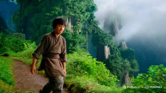 ### 天仙配

很久很久以前，在一个名叫青溪的小村庄里，住着一位名叫董永的年轻樵夫。董永自幼父母双亡，家境贫寒### 天仙配

很久很久以前，在一个名叫青溪的小村庄里，住着一位名叫董永的年轻樵夫。董永自幼父母双亡，家境贫寒，但他心地善良，勤劳朴实，每天靠砍柴为生。尽管生活艰辛，董永从未抱怨过，总是乐于助人，深受村民们的喜爱。

有一天，董永像往常一样上山砍柴。走到半山腰时，他突然听到一阵微弱的哭泣声。循声而去，他发现一只受伤的白狐被困在猎人的陷阱里。董永心生怜悯，小心翼翼地靠近，用随身携带的工具撬开陷阱，将白狐救了出来。白狐感激地看着董永，用鼻子轻轻蹭了蹭他的手，然后一瘸一拐地消失在树林中。

董永并不知道，这只白狐其实是天上的一位仙女，名叫织女。织女因触犯天条，被贬下凡，化作白狐受罚。她在天上掌管着织锦的工作，美丽而聪慧。获救后，织女对董永的善良和勇敢心生爱慕，决定化作人形报答他。

几天后，董永在溪边遇到一位美丽的女子，她自称名叫织女，因家乡遭难，流落至此，无处可去。董永见她孤苦无依，心生怜悯，便将她带回家中，暂作安置。织女心灵手巧，不仅擅长家务，还精通织锦。她用灵巧的双手织出了许多精美的锦缎，帮助董永改善了生活。

随着时间的推移，董永和织女之间产生了深厚的感情。他们在村民的祝福下，结为夫妻，过上了幸福美满的生活。织女用她的智慧和勤劳，帮助村庄发展农业和手工业，使村民们的生活逐渐富裕起来。

然而，天上的王母娘娘得知织女私自下凡，并与凡人成亲，勃然大怒。她派遣天兵天将下凡捉拿织女，强行将她带回天庭。董永得知消息后，心急如焚，拼命追赶，但终究无法与天兵抗衡，只能眼睁睁地看着织女被带走。

织女被带回天庭后，被囚禁在银河的另一边，与董永天各一方。她日夜思念着董永，泪水化作点点繁星，洒落在银河之中。董永则每天在溪边徘徊，思念着织女，期盼着能再次相见。

王母娘娘被两人的真情所感动，决定给他们一次机会。她允许织女每年七月初七与董永相会一次。这一天，成千上万只喜鹊在天河上搭起一座鹊桥，让织女和董永得以短暂团聚。

从此以后，七月初七成为了中国传统的“七夕节”，象征着忠贞不渝的爱情。每到这一天，人们都会仰望星空，祈求爱情美满，家庭幸福。而董永和织女的故事，也成为了民间广为流传的美丽传说，感动着一代又一代的人。

这个故事告诉我们，真爱可以超越一切障碍，即使天各一方，心灵的契合和思念也能让有情人终成眷属。但他心地善良，勤劳朴实，每天靠砍柴为生。尽管生活艰辛，董永从未抱怨过，总是乐于助人，深受村民们的喜爱。

有一天，董永像往常一样上山砍柴。走到半山腰时，他突然听到一阵微弱的哭泣声。循声而去，他发现一只受伤的白狐被困在猎人的陷阱里。董永心生怜悯，小心翼翼地靠近，用随身携带的工具撬开陷阱，将白狐救了出来。白狐感激地看着董永，用鼻子轻轻蹭了蹭他的手，然后一瘸一拐地消失在树林中。

董永并不知道，这只白狐其实是天上的一位仙女，名叫织女。织女因触犯天条，被贬下凡，化作白狐受罚。她在天上掌管着织锦的工作，美丽而聪慧。获救后，织女对董永的善良和勇敢心生爱慕，决定化作人形报答他。

几天后，董永在溪边遇到一位美丽的女子，她自称名叫织女，因家乡遭难，流落至此，无处可去。董永见她孤苦无依，心生怜悯，便将她带回家中，暂作安置。织女心灵手巧，不仅擅长家务，还精通织锦。她用灵巧的双手织出了许多精美的锦缎，帮助董永改善了生活。

随着时间的推移，董永和织女之间产生了深厚的感情。他们在村民的祝福下，结为夫妻，过上了幸福美满的生活。织女用她的智慧和勤劳，帮助村庄发展农业和手工业，使村民们的生活逐渐富裕起来。

然而，天上的王母娘娘得知织女私自下凡，并与凡人成亲，勃然大怒。她派遣天兵天将下凡捉拿织女，强行将她带回天庭。董永得知消息后，心急如焚，拼命追赶，但终究无法与天兵抗衡，只能眼睁睁地看着织女被带走。

织女被带回天庭后，被囚禁在银河的另一边，与董永天各一方。她日夜思念着董永，泪水化作点点繁星，洒落在银河之中。董永则每天在溪边徘徊，思念着织女，期盼着能再次相见。

王母娘娘被两人的真情所感动，决定给他们一次机会。她允许织女每年七月初七与董永相会一次。这一天，成千上万只喜鹊在天河上搭起一座鹊桥，让织女和董永得以短暂团聚。

从此以后，七月初七成为了中国传统的“七夕节”，象征着忠贞不渝的爱情。每到这一天，人们都会仰望星空，祈求爱情美满，家庭幸福。而董永和织女的故事，也成为了民间广为流传的美丽传说，感动着一代又一代的人。

这个故事告诉我们，真爱可以超越一切障碍，即使天各一方，心灵的契合和思念也能让有情人终成眷属。[跟随,上摇][左移,右摇,跟随][变焦拉远][变焦推进][左摇,下降][左移,右摇,跟随][推出,上升,下摇] by Hailuo AI Video Generator