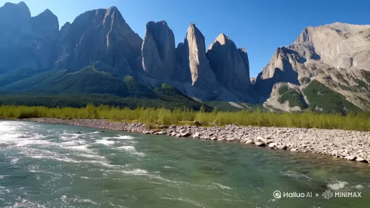 高山流水 by Hailuo AI Video Generator