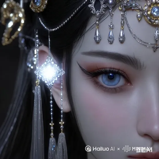 目昀眨眼睛 by Hailuo AI Video Generator