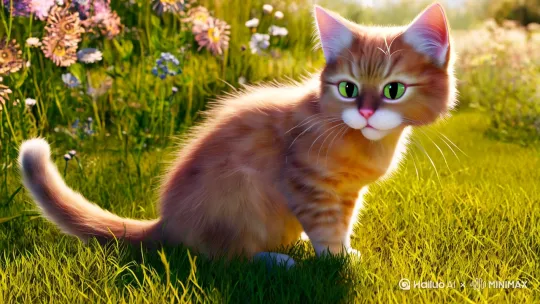 小猫抓老鼠 by Hailuo AI Video Generator