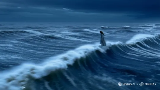 长风破浪会有时，直挂云帆济沧海。大道如青天，我独不得出。羞逐长安社中儿，赤鸡白雉赌梨栗。弹剑作歌奏苦声，曳裾王门不称情。 by Hailuo AI Video Generator