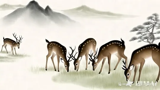 [左移,上升]从远处拉进，中景，镜头上升[左移,右摇,跟随] by Hailuo AI Video Generator