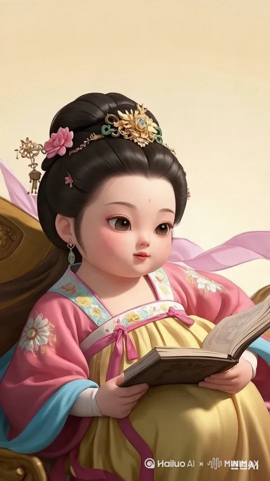 转过头来正面微笑，嘴张嘴说话，不要虚幻卡顿，要流畅 by Hailuo AI Video Generator