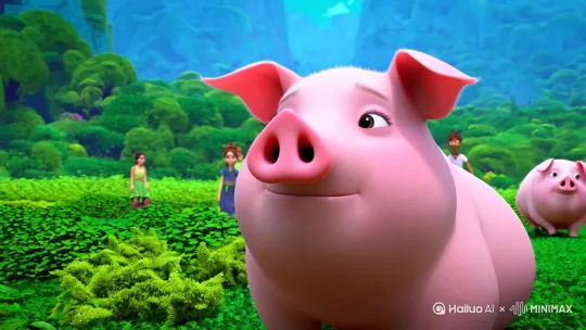 哪吒2里猪放屁的视频片段 by Hailuo AI Video Generator