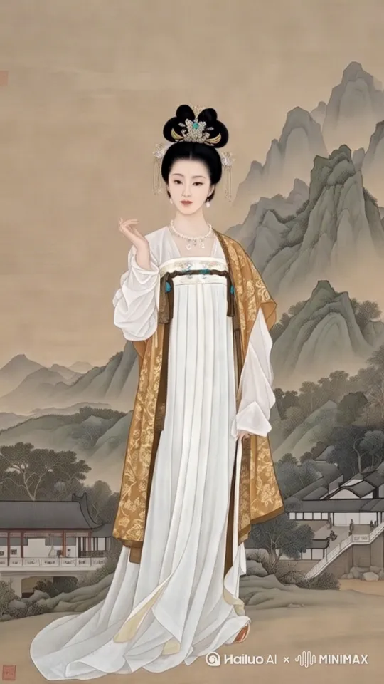 让画中的人动起来，迷人微笑 by Hailuo AI Video Generator