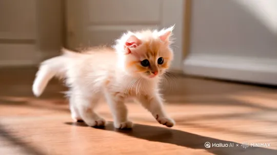 小猫跳舞 by Hailuo AI Video Generator