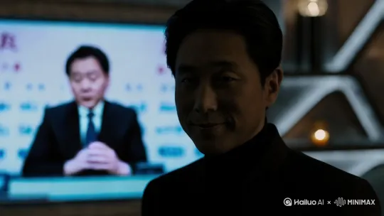然而，没有人知道，这个看似天真的想法，其实正是李明一直在幕后默默推动的目标。在那间隐蔽的密室里，李明通过屏幕观看着苏雨晴的演讲，嘴角露出了一丝不易察觉的微笑。他深知，苏雨晴的观点一旦得到广泛认可，将为他构建新金融秩序的计划提供强大的舆论支持和理论基础。 by Hailuo AI Video Generator