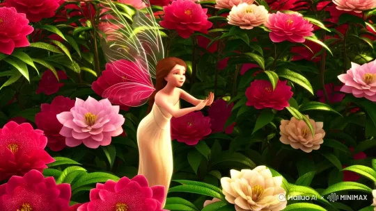 山茶花仙女的故事视频 by Hailuo AI Video Generator