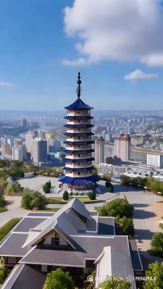 火箭发射宝塔起飞 by Hailuo AI Video Generator
