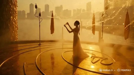 [右移,左摇,跟随]女神降临 by Hailuo AI Video Generator