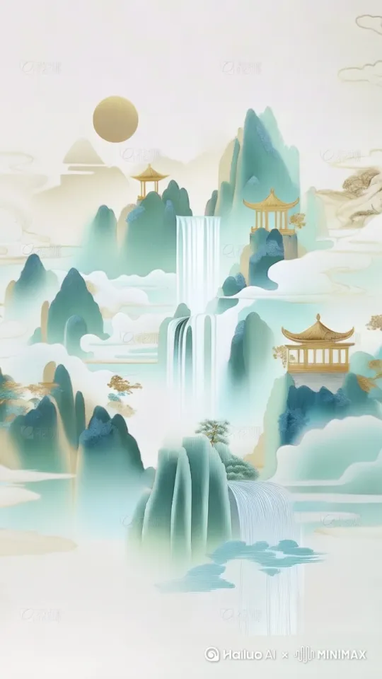 清明，二只燕子从画出飞出来，飞来飞去 by Hailuo AI Video Generator