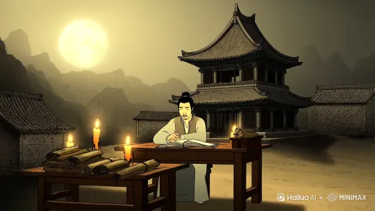 在清朝光绪年间,偏远的清平镇有个落魄书生名叫赵轩。他孤身一人,为求功名,在镇外破庙中苦读。
一日深夜,月色惨白,赵轩正挑灯夜战,忽然听到一阵隐隐约约的哭声。那哭声断断续续,如细丝般钻进他的耳朵,在寂静的夜里显得格外瘆人。赵轩放下书卷,循声而去,竟来到一口枯井旁。
他往井里一看,借着微弱月光,只见井底似有一团黑影,哭声正是从那里传出。赵轩心生怜悯,找来绳索,打算下井一探究竟。邻里乡亲知晓后,纷纷劝阻,说这枯井邪性,多年前曾有个女子莫名失踪,恐有不祥。但赵轩不听,执意下井。
下到井底,赵轩才看清,那黑影竟是一具身着红衣的女尸,面容虽已憔悴,却仍能瞧出几分凄美。女尸脖颈处有一道深深勒痕,显然是含冤而死。赵轩叹道:“姑娘,你有何冤屈,尽管告知于我,我定当帮你昭雪。”说来也怪,此话一出,哭声戛然而止。
赵轩将女尸背出枯井,安置在破庙之中,又从镇上买来棺木,准备妥善安葬。可就在葬礼前夕,镇上来了个神秘的黑袍老者,目光阴森,直勾勾地盯着赵轩,冷笑道:“你这书生,多管闲事,惹祸上身了。”言罢,化作一缕黑烟消失不见。
当晚,狂风大作,飞沙走石,那女尸竟从棺木中坐起,双眼流出血泪,一步步向赵轩逼近。赵轩惊恐万分,却想起自己的承诺,强装镇定:“姑娘,我一心为你伸冤,你莫要伤害我。”女尸闻言,哭声再起,凄厉说道:“恩公,并非我有意加害,实是那凶手听闻你要为我办事,欲来毁尸灭迹,我唯有借尸还魂,护你周全。”
赵轩这才明白,原来当年女子是被镇上富户马员外强抢为妾,不从便被勒死,抛尸枯井。马员外怕事情败露,得知赵轩作为后,买通地痞流氓前来灭口。
关键时刻,女尸施展鬼力,与来人拼死搏斗。赵轩也趁机跑到官府击鼓鸣冤,官府见事态严重,迅速查办,终将马员外及其爪牙绳之以法。
待一切尘埃落定,女尸心愿已了,在破晓晨光中,化作点点光斑消散。赵轩此后更加发愤图强,终得功名,他常与人说起这段奇遇,感叹善恶终有报,公道在人心。 by Hailuo AI Video Generator