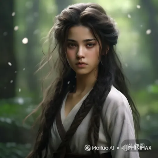 一直往前走，表情严肃，心情平和，最后转身[右移,左摇,跟随] by Hailuo AI Video Generator