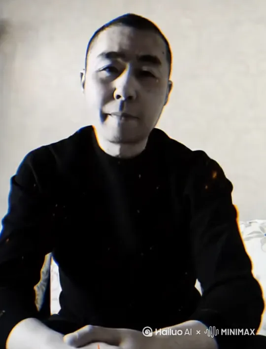 [推出,上升,下摇]他坐在一个大书屋里，所有的家具都是古色古香，[下降,上摇]在他的身上散发出蓝白色光环，[推进,上升]突然他的背景变成了一个高等文明的星球城市的景色，[左移,右摇,跟随]最后城市上空出现了几个金色大字(B星欢迎你) by Hailuo AI Video Generator