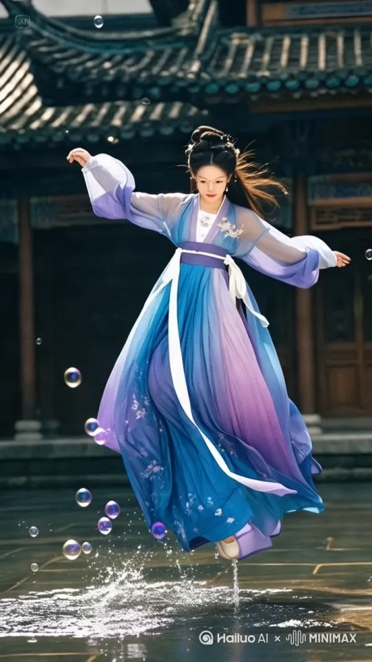 让照片中景物人物都动起来，要求跟图中人物是同一个人，生成带着眼镜真实视频 by Hailuo AI Video Generator
