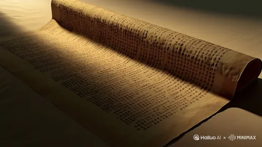 道可道，非常道；名可名，非常名。
无名天地之始；有名万物之母。
故常无欲，以观其妙；常有欲，以观其徼。
此两者同出而异名，同谓之玄。
玄之又玄，众妙之门。 by Hailuo AI Video Generator