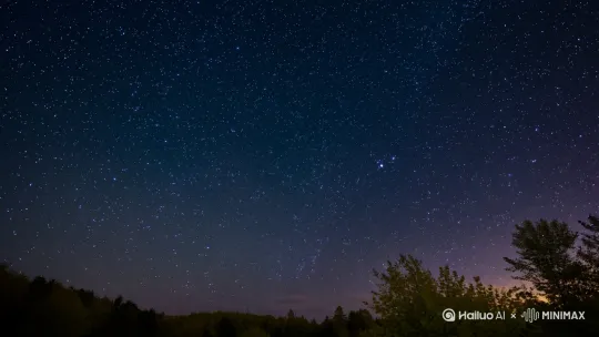 视觉盛宴星空之美 by Hailuo AI Video Generator