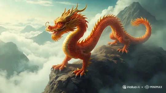 [左移,跟随]
龙踏步向左边飞走,没有翅膀 by Hailuo AI Video Generator