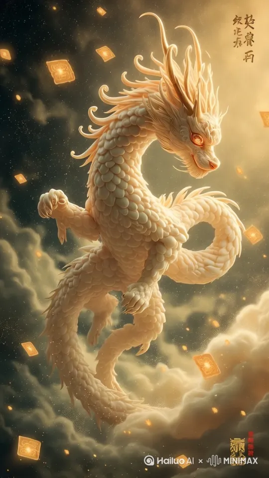 身形摆动，天空云层翻涌 by Hailuo AI Video Generator