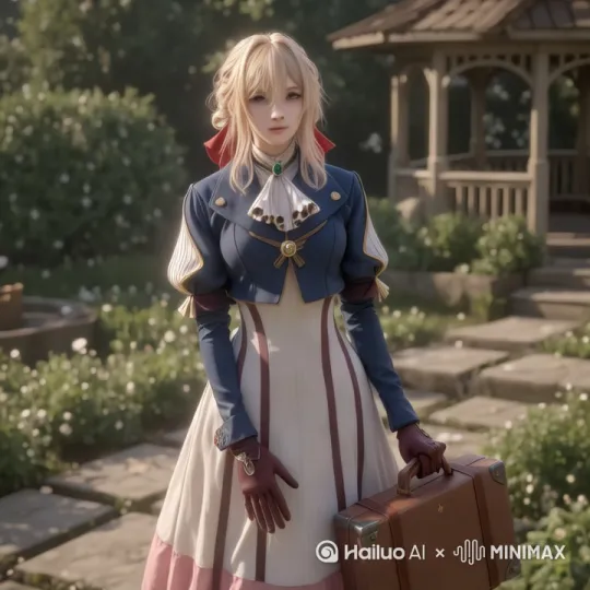 头发飘动，衣服飘动[左移,推进,右摇] by Hailuo AI Video Generator