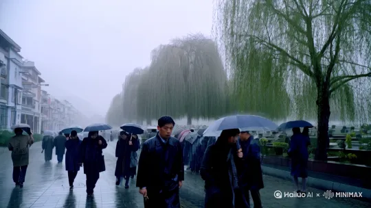清明时节雨纷纷，路上行人欲断魂 by Hailuo AI Video Generator