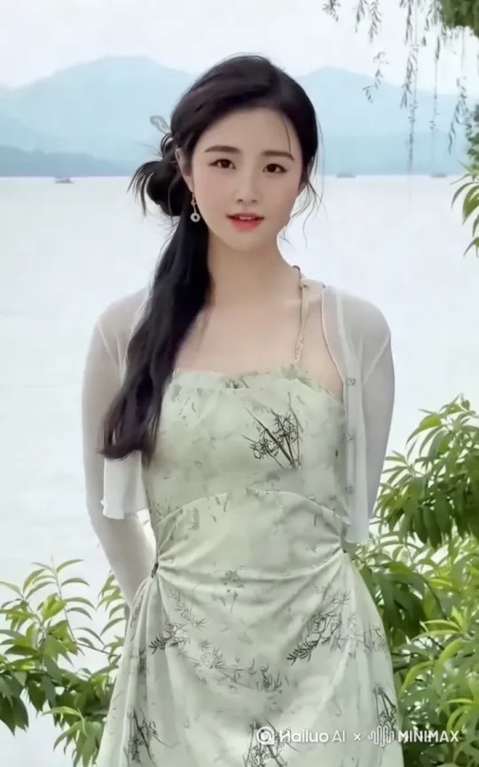 主角在湖边奔跑，镜头跟随其矫健的步伐，晨风扬起她飞扬的发丝，阳光洒在波光粼粼的湖面上，运动衫下摆随着步伐规律摆动，充满青春活力与自然动感。 by Hailuo AI Video Generator