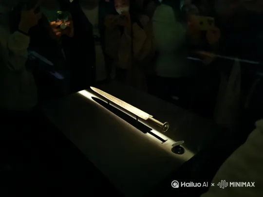 图上的这图上的这把剑。发出万道光芒。两秒钟后。漂浮起来。5秒钟。[晃动]然后升空 by Hailuo AI Video Generator