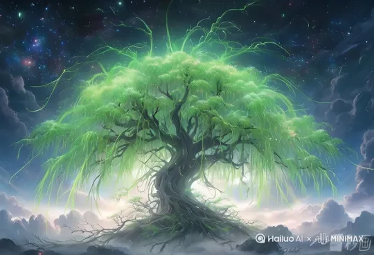 树枝延展向外生长[右移,左摇,跟随] by Hailuo AI Video Generator