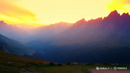 左段山区又左转三圈，右转三圈，让他跳广场舞 by Hailuo AI Video Generator