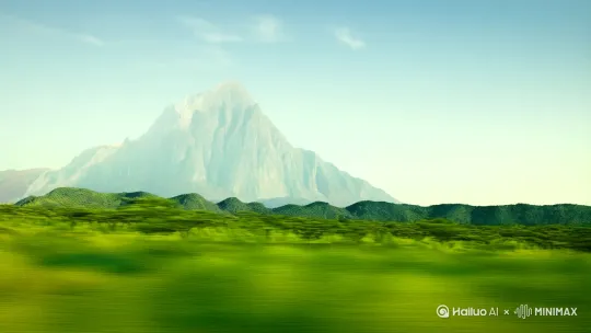 [右移,跟随]向东五百里有座山，叫祷过山，山上多金和玉，山下有很多犀牛和兕，有很多大象。 by Hailuo AI Video Generator