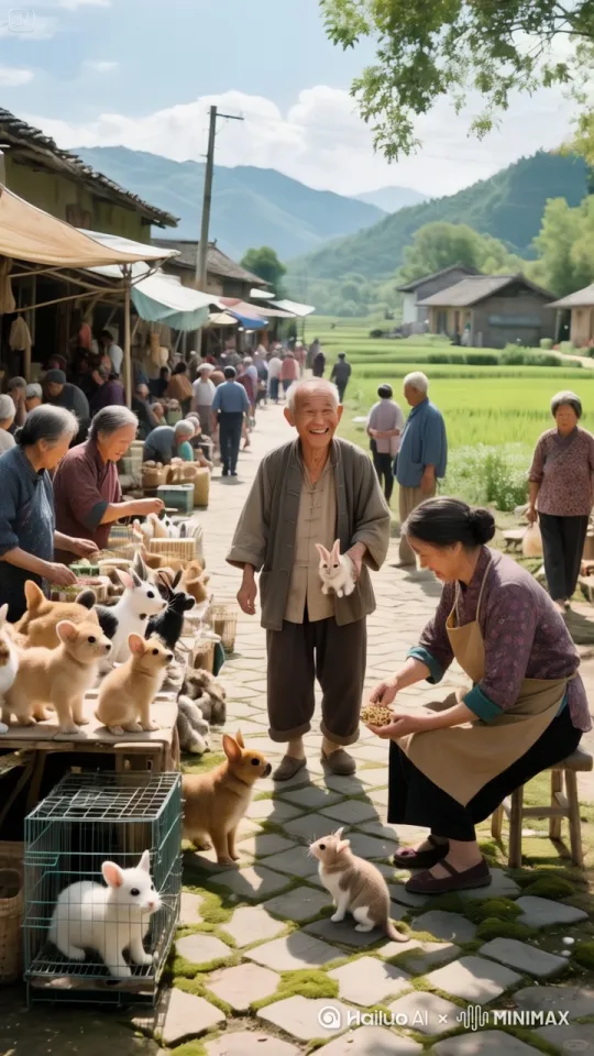 镜头缓缓平移，画面中，一位精神矍铄的大爷迈着轻快的步伐，径直走向一旁的大妈。大爷脸上洋溢着灿烂的笑容，眼神中满是诙谐与俏皮，他对着大妈笑嘻嘻地送出一个飞吻。紧接着，大爷仿佛瞬间切换模式，活力四射地跳起了街舞，动作娴熟且充满节奏感。大妈乍一看到大爷这般举动，先是面露羞涩，神情有些不好意思，脸颊微微泛红。但下一秒，大妈像是被点燃了情绪，猛地跳起来，抬手就是给了大爷一个清脆的耳光。画面着重捕捉人物丰富的表情变化与极具反差的动作，以简洁生活场景为背景，注重动作细节与情绪过渡，色调采用日常暖色调。专业的构图，达芬奇大师级调色。 by Hailuo AI Video Generator